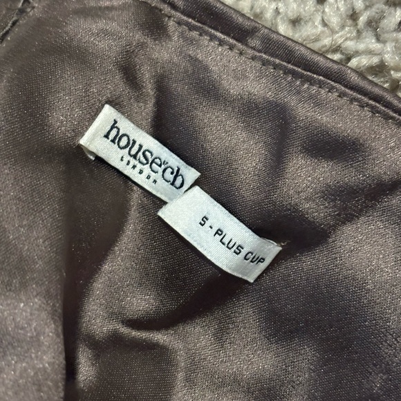 HOUSE OF CB 'Anabella' Smoke Lace Up Maxi Dress/Size S(Fuller)-US 4-6/LJ4212 - Picture 8 of 8